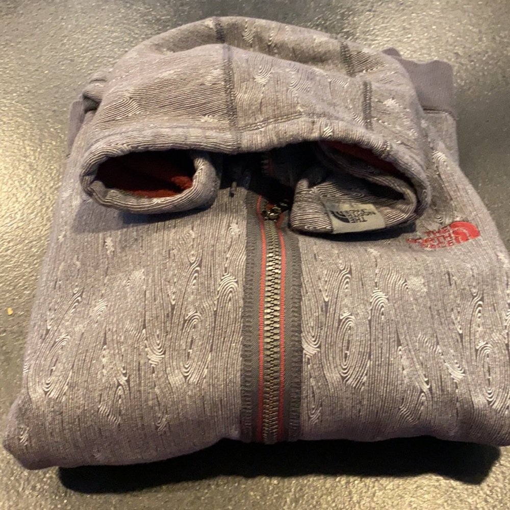 North Face full zip hoodie XL